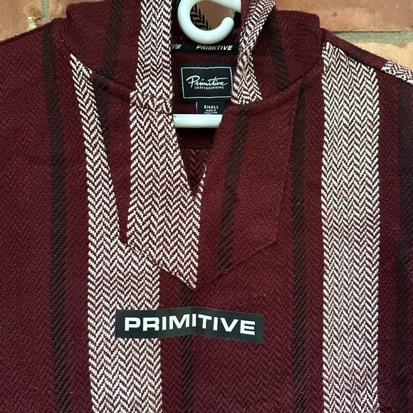 Primitive Burgundy Baja Hoodie ~ Small - Picture 4 of 8